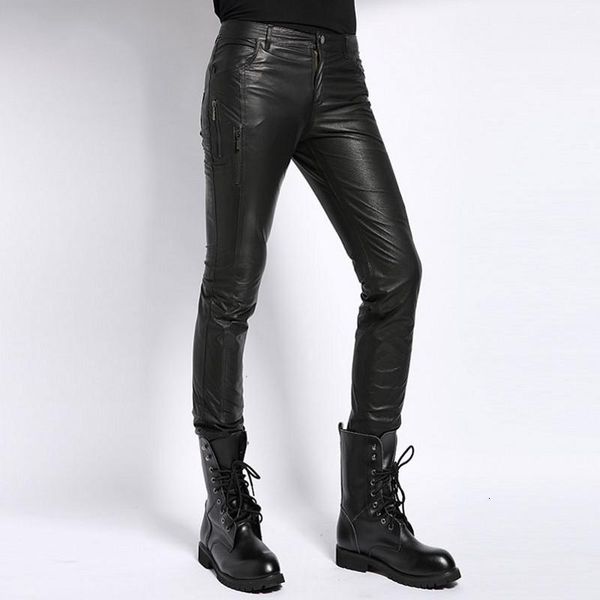 plus size 4xl autumn male fashion real leather biker pencil pants streetwear slim casual full length trousers men1, Black
plus size 4xl autumn male fashion real leather biker pencil pants streetwear slim casual full length trousers men1, Black