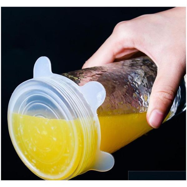 6pcs/set sile stretch suction pot lids food grade fresh keeping wrap seal lid pan cover 4 color nice kitche qylmml garden2010
6pcs/set sile stretch suction pot lids food grade fresh keeping wrap seal lid pan cover 4 color nice kitche qylmml garden2010