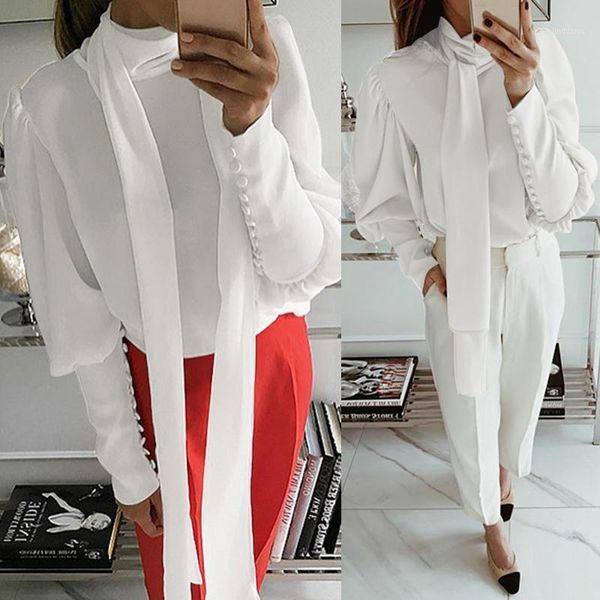 fashion celmia women white blouse autumn turtleneck long sleeve office ladies shirts casual long tie solid blusas plus size1
fashion celmia women white blouse autumn turtleneck long sleeve office ladies shirts casual long tie solid blusas plus size1