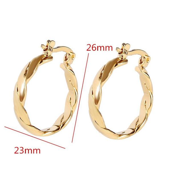 18 k thai baht yellow fine gold g/f earrings hoop e india jewelry brincos wave, Golden;silver
18 k thai baht yellow fine gold g/f earrings hoop e india jewelry brincos wave, Golden;silver