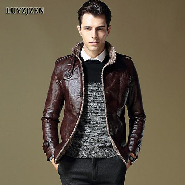 faux leather jacket men 2021 autumn winter casual thick warm coat men's motorcycle outwear pu jackets plus size homme 953, Black
faux leather jacket men 2021 autumn winter casual thick warm coat men's motorcycle outwear pu jackets plus size homme 953, Black