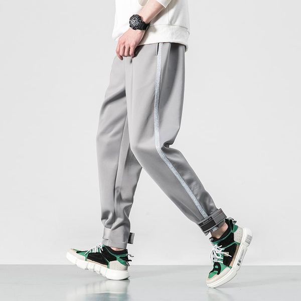 men's pants nice harajuku cargo joggers full length men hip hop casual sweatpants outwear pocket harem, Black
men's pants nice harajuku cargo joggers full length men hip hop casual sweatpants outwear pocket harem, Black