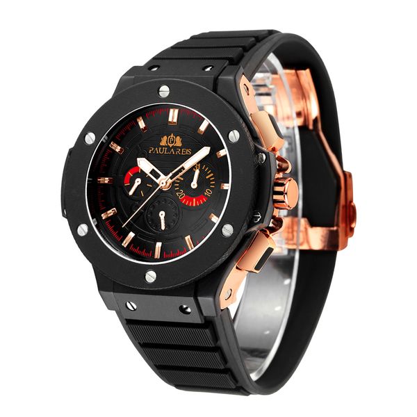 automatic self wind mechanical rose gold silver black case rubber strap sports geneve fashion men watch 201113, Slivery;brown
automatic self wind mechanical rose gold silver black case rubber strap sports geneve fashion men watch 201113, Slivery;brown