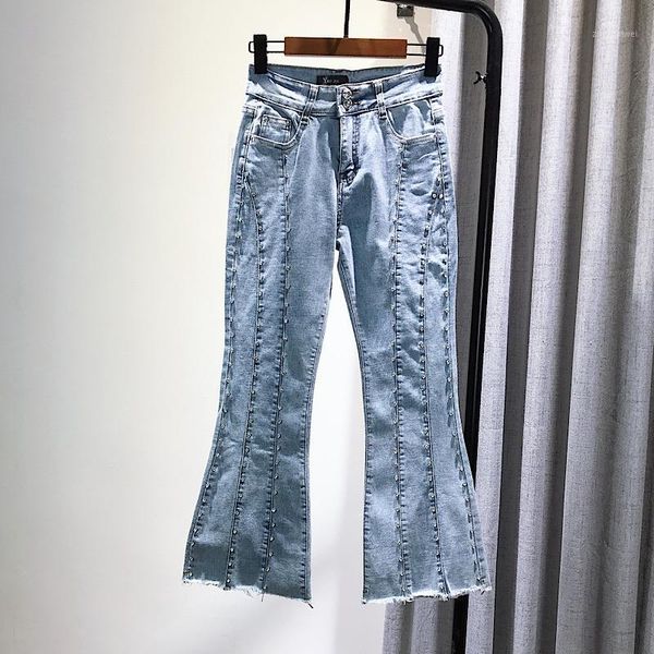 diamond beads micro trumpet jeans pants women 2020 spring summer new high waist light blue slim fit denim pants flare jeans1
diamond beads micro trumpet jeans pants women 2020 spring summer new high waist light blue slim fit denim pants flare jeans1