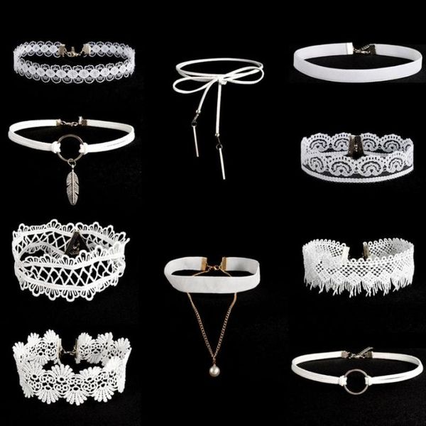 pendant necklaces 10 pieces choker necklace set stretch velvet gothic tattoo lace jewelry accessories torque beautiful trinket, Silver
pendant necklaces 10 pieces choker necklace set stretch velvet gothic tattoo lace jewelry accessories torque beautiful trinket, Silver