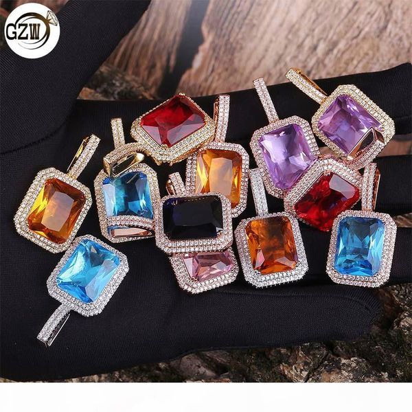 new personalized gold white gold bling colorful diamond mens womens big rectangle pendant necklace hip hop rapper jewelry for men women, Silver
new personalized gold white gold bling colorful diamond mens womens big rectangle pendant necklace hip hop rapper jewelry for men women, Silver