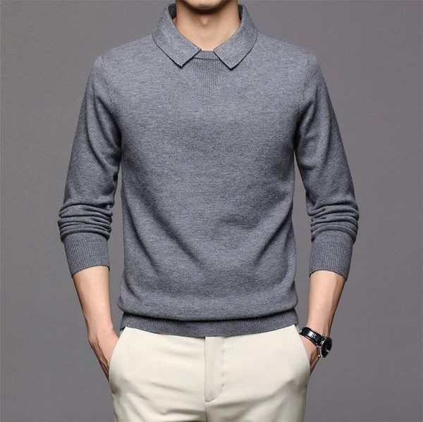 casual slim fit basic sweaters men knitted thermal turn down pullover sweater long sleeve for business man lapel solid color top, White;black
casual slim fit basic sweaters men knitted thermal turn down pullover sweater long sleeve for business man lapel solid color top, White;black