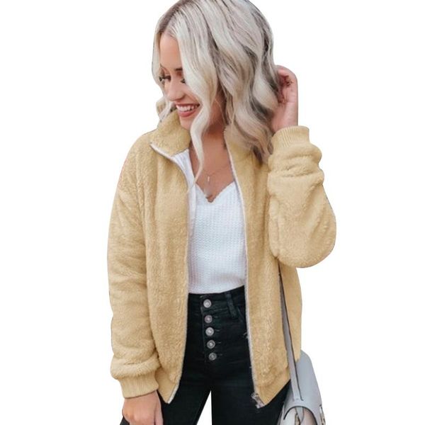 women's jackets plush zipper casual warm elegant daily long sleeve women coat soft solid color outwear turn down collar comfortable win, Black;brown
women's jackets plush zipper casual warm elegant daily long sleeve women coat soft solid color outwear turn down collar comfortable win, Black;brown