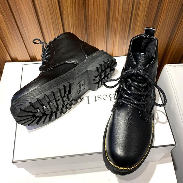 shoes round toe fashion boots woman lace up flat heel boots-women booties ladies punk autumn rock riding med 2020 cotton fabric, Black
shoes round toe fashion boots woman lace up flat heel boots-women booties ladies punk autumn rock riding med 2020 cotton fabric, Black