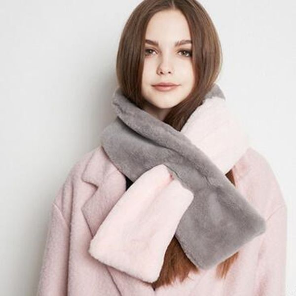 f05-1 autumn and winter new korean two color scarf, Blue;gray
f05-1 autumn and winter new korean two color scarf, Blue;gray