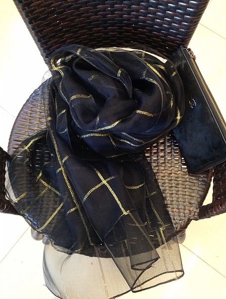 spring and autumn winter double long thread gold plaid scarves silk women shawls green, Blue;gray
spring and autumn winter double long thread gold plaid scarves silk women shawls green, Blue;gray