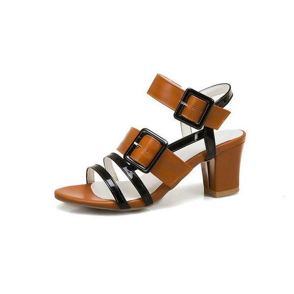 classic summer women sandals thick high heels pu leather shoes party causal simple shoes woman, Black
classic summer women sandals thick high heels pu leather shoes party causal simple shoes woman, Black