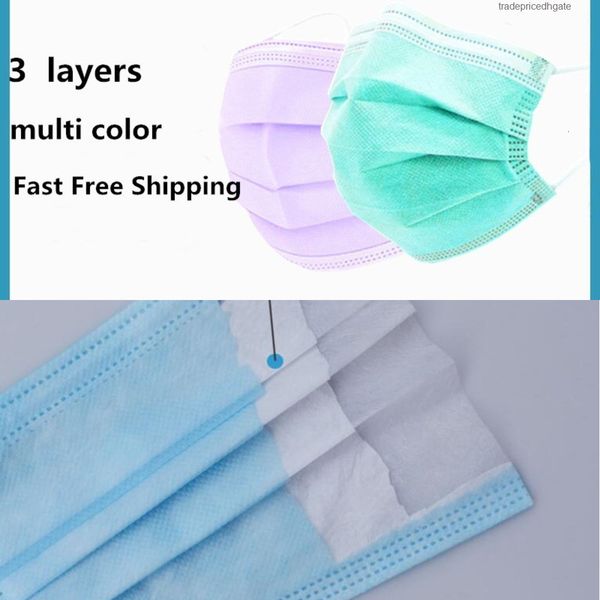 masks disposable mouth face 50pc 3-layer non-woven filter pm2.5 anti pollution anti-dust protective social green black pink
masks disposable mouth face 50pc 3-layer non-woven filter pm2.5 anti pollution anti-dust protective social green black pink