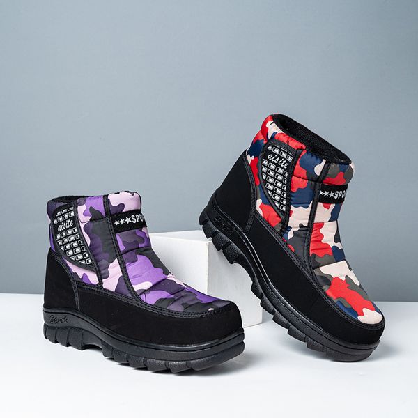 winter women snow boots warm waterproof non-slip thick heels plush ankle boots ladies cotton shoes camouflage female footwear 201021, Black
winter women snow boots warm waterproof non-slip thick heels plush ankle boots ladies cotton shoes camouflage female footwear 201021, Black