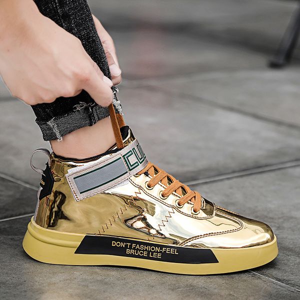golden giltter high casual shoes men fashion footwear autumn winter platform casual high sneakers men zapatillas hombre 201008, Black
golden giltter high casual shoes men fashion footwear autumn winter platform casual high sneakers men zapatillas hombre 201008, Black