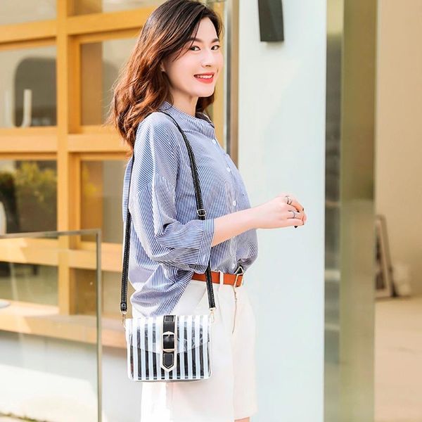 fashion ladies solid color striped lock pvc single shoulder messenger bag woman small square bag ladies casual handbag jelly
fashion ladies solid color striped lock pvc single shoulder messenger bag woman small square bag ladies casual handbag jelly