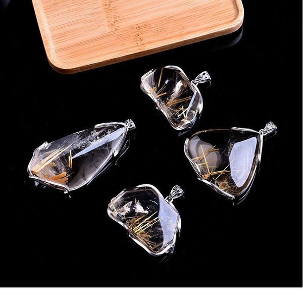 1pc natural titanium crystal pendant crystal mineral jewelry wisdom fashion noble couple decoration pendant necklace jllyln, Black
1pc natural titanium crystal pendant crystal mineral jewelry wisdom fashion noble couple decoration pendant necklace jllyln, Black
