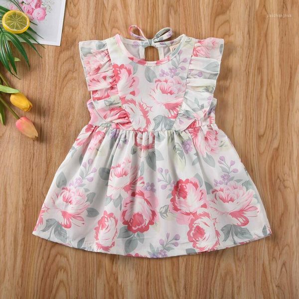 girl's dresses 2021 toddler baby girl floral dress kids summer clothes ruffle sleeve flower vestidos holiday sundress1, Red;yellow
girl's dresses 2021 toddler baby girl floral dress kids summer clothes ruffle sleeve flower vestidos holiday sundress1, Red;yellow