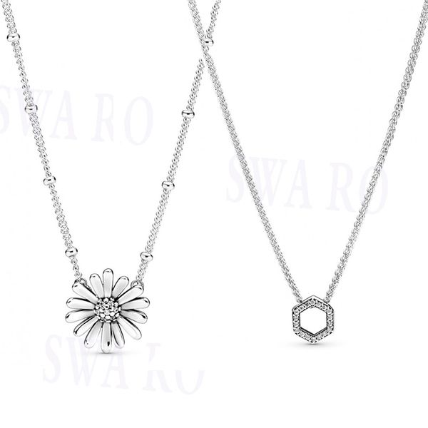 2020 fashion new silver 925 pave daisy flower collier sparkling honeycomb hexagon necklace original woman jewelry gift q0531
2020 fashion new silver 925 pave daisy flower collier sparkling honeycomb hexagon necklace original woman jewelry gift q0531