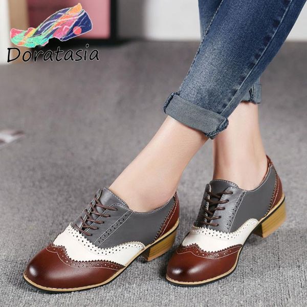 doratasia new brand mixed-color office pumps casual med chunky heels pumps women cool patchwork dress shoes woman, Black
doratasia new brand mixed-color office pumps casual med chunky heels pumps women cool patchwork dress shoes woman, Black