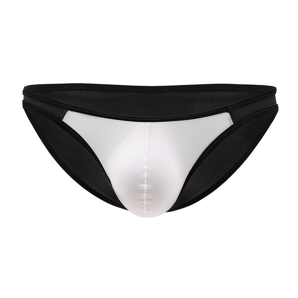 men's underwear u convex one-piece ultra-thin ice silk briefs large size low waist patchwork underpants men panties, Black;white
men's underwear u convex one-piece ultra-thin ice silk briefs large size low waist patchwork underpants men panties, Black;white