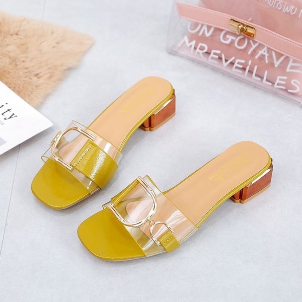 transparent slippers mules slides summer women shoes metal buckle peep toe square low heels clear slippers ladies shoes woman y200423, Black
transparent slippers mules slides summer women shoes metal buckle peep toe square low heels clear slippers ladies shoes woman y200423, Black