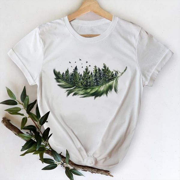 t shirts for women 2021 feather green trend fashion spring summer printing lady print graphic tshirt female tee t shirt, White
t shirts for women 2021 feather green trend fashion spring summer printing lady print graphic tshirt female tee t shirt, White