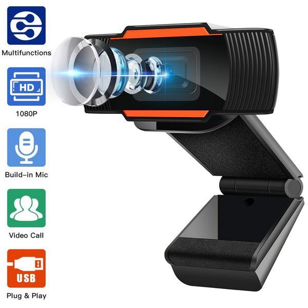 30 degrees rotatable 2.0 hd webcam 1080p usb camera video recording web camera with microphone for pc computer
30 degrees rotatable 2.0 hd webcam 1080p usb camera video recording web camera with microphone for pc computer