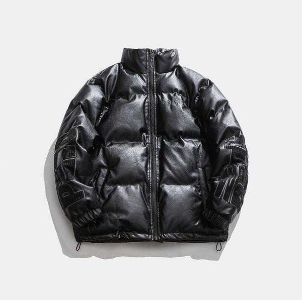 unique mens leather padded jacket streetwear fashion hip hop letter embroidery warm full zip coat casual thick outwear 549, Black
unique mens leather padded jacket streetwear fashion hip hop letter embroidery warm full zip coat casual thick outwear 549, Black