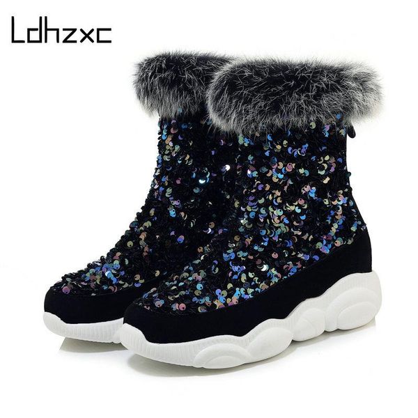 ldhzxc winter woman ankle boots fur platform snow boots ladies plush casual shoes woman footwear plus size 34-46, Black
ldhzxc winter woman ankle boots fur platform snow boots ladies plush casual shoes woman footwear plus size 34-46, Black
