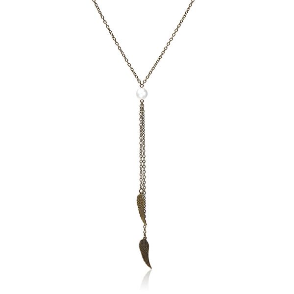 retro neutral personality pendant necklace zinc alloy bronze angel wings symbol love jewelry party birthday couple necklace, Silver
retro neutral personality pendant necklace zinc alloy bronze angel wings symbol love jewelry party birthday couple necklace, Silver