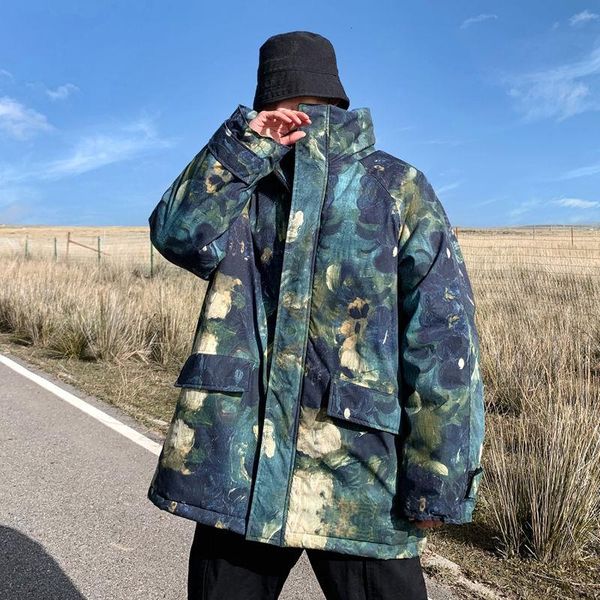 winter thick camouflage jacket men's parka warm fashion retro casual short coat men loose korean coat mens clothes m-5xl, Black
winter thick camouflage jacket men's parka warm fashion retro casual short coat men loose korean coat mens clothes m-5xl, Black