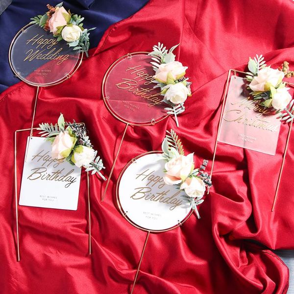 other festive & party supplies artificial flowers happy birthday wedding acrylic cake ers for decoration
other festive & party supplies artificial flowers happy birthday wedding acrylic cake ers for decoration