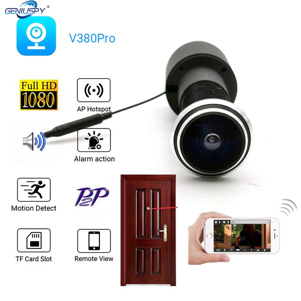 pro 180 degrees surveillance network video audio p2p sd card slot 1080p home security door eye peephole wifi ip camera
pro 180 degrees surveillance network video audio p2p sd card slot 1080p home security door eye peephole wifi ip camera
