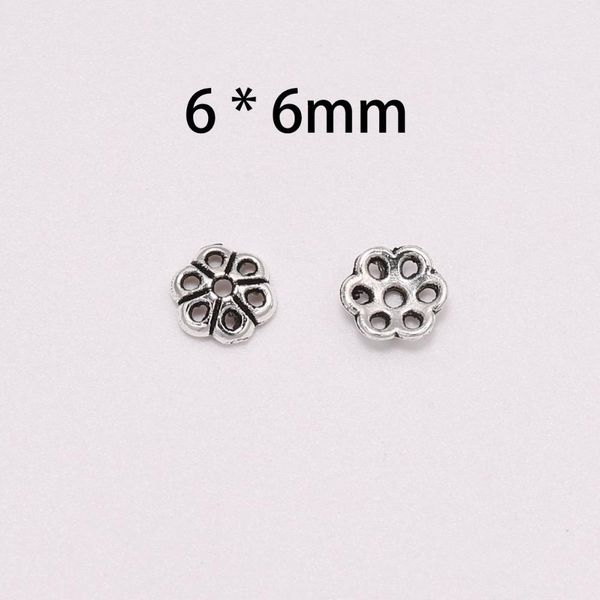 100pcs lot 6mm bead caps for jewelry bead caps end receptacle hollow out flower torus diy spaced apart jewelry making h jllusx, Silver
100pcs lot 6mm bead caps for jewelry bead caps end receptacle hollow out flower torus diy spaced apart jewelry making h jllusx, Silver