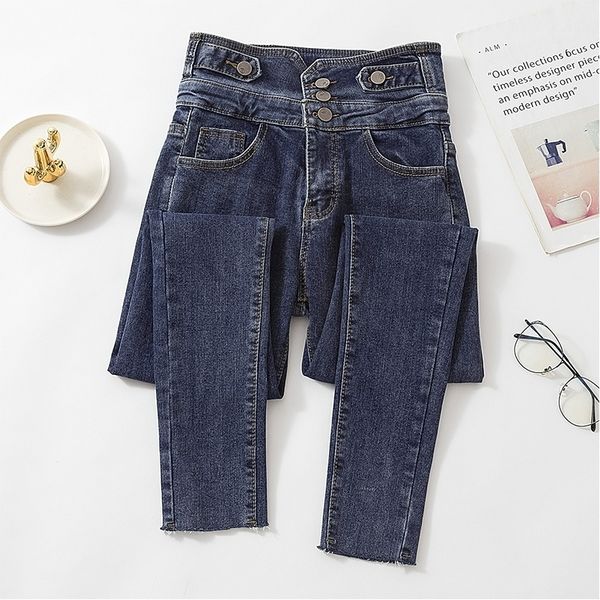 skinny jeans woman spring summer high waist elastic dark gray show slim causal denim pencil pants female clothing 201030, Blue
skinny jeans woman spring summer high waist elastic dark gray show slim causal denim pencil pants female clothing 201030, Blue