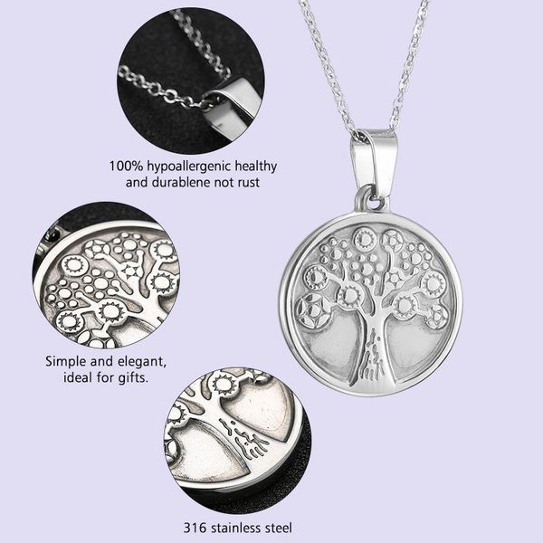 men of for lucky color gold necklace life round 2019 women gift chain personalized new tree steel stainless tsetpwc luckyhat, Silver
men of for lucky color gold necklace life round 2019 women gift chain personalized new tree steel stainless tsetpwc luckyhat, Silver