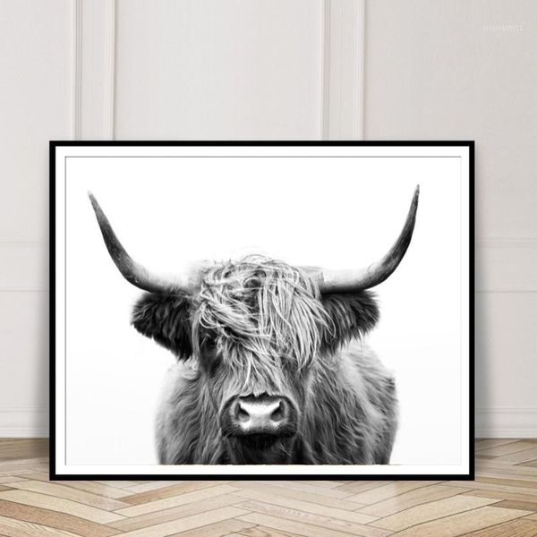 kids room decor simple nordic decoration nursery girl wall art black and white highland cow canvas art print and poster1
kids room decor simple nordic decoration nursery girl wall art black and white highland cow canvas art print and poster1