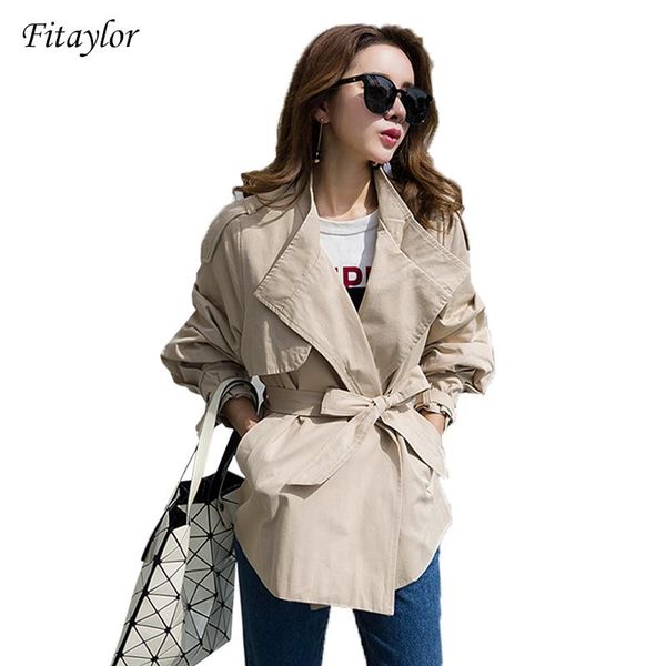 fitaylor new spring fashion autumn women's loose clothing clothes for lady with belt casual trench coat vintage washed outwear, Tan;black
fitaylor new spring fashion autumn women's loose clothing clothes for lady with belt casual trench coat vintage washed outwear, Tan;black