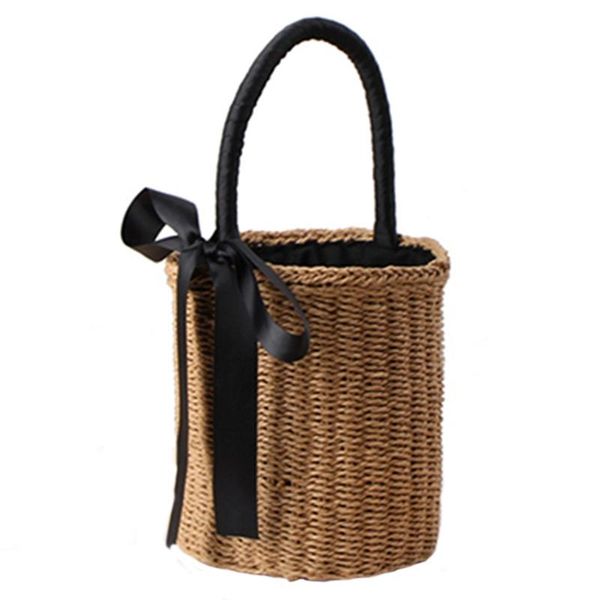 women straw bags summer female bowknot beach bags women designer casual tote ladies vintage(brown
women straw bags summer female bowknot beach bags women designer casual tote ladies vintage(brown