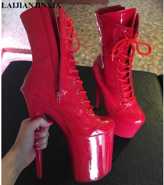 laijianjinxia stylish knightly 8 inch high heel ankle suitable women's autumn winter shoes 20 cm pole dancing boots q1104, Black
laijianjinxia stylish knightly 8 inch high heel ankle suitable women's autumn winter shoes 20 cm pole dancing boots q1104, Black