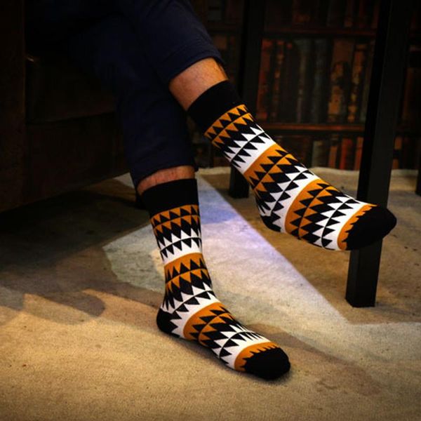1 pair men sock winter warm cotton striped art jacquard socks hit color long dot happy socks casual funny striped colored, Black
1 pair men sock winter warm cotton striped art jacquard socks hit color long dot happy socks casual funny striped colored, Black