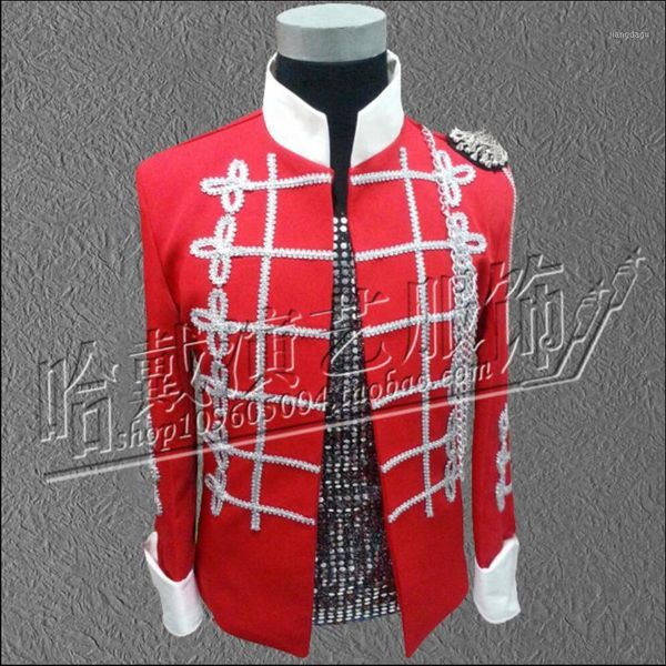 s-5xl new star with suit dj nightclub bar men's clothing red stand collar suit tide singer stage costumes tide blazers jacket1, White;black
s-5xl new star with suit dj nightclub bar men's clothing red stand collar suit tide singer stage costumes tide blazers jacket1, White;black