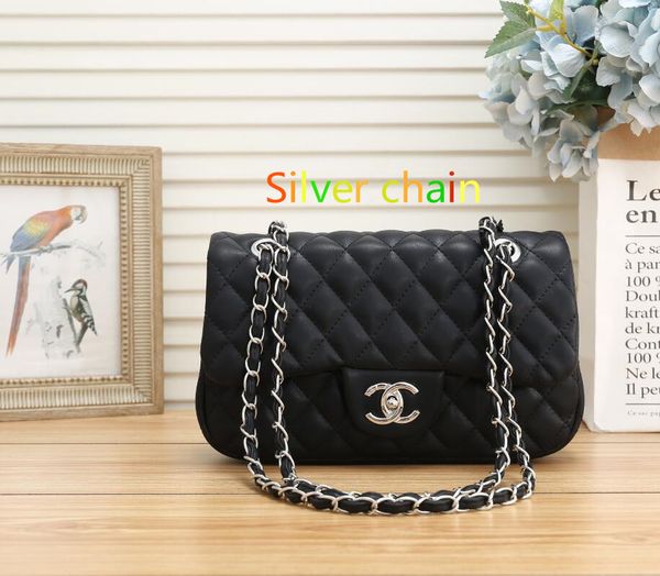 fashion handbags purses classic crossbody women shoulder bag handbag ladies messenger bag golden silver chain tote handbags black, Blue;gray
fashion handbags purses classic crossbody women shoulder bag handbag ladies messenger bag golden silver chain tote handbags black, Blue;gray