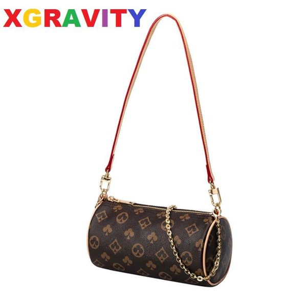 xgravity 2021 new cylinder bag fashion lady purses woman poker flower baguette handbags shoulder bag chain messenger pillow
xgravity 2021 new cylinder bag fashion lady purses woman poker flower baguette handbags shoulder bag chain messenger pillow