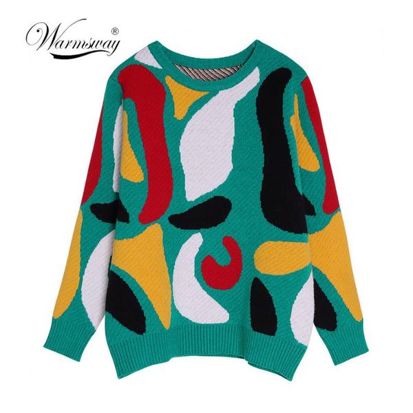 autumn winter women thicken sweaters and pullovers green geometric long sleeve casual sweater knitted jumpers sweter mujer c-401, White;black
autumn winter women thicken sweaters and pullovers green geometric long sleeve casual sweater knitted jumpers sweter mujer c-401, White;black
