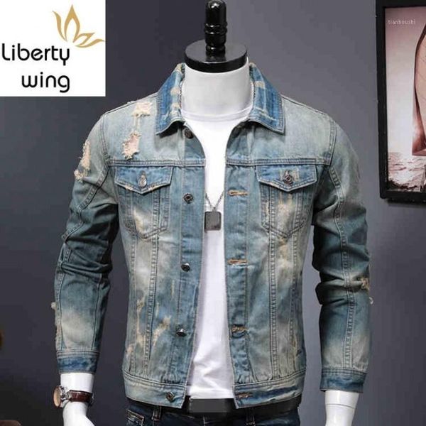 fashion mens denim personality washed ripped hole slim biker jacket spring autumn casual long sleeve cowboy short coat male1, Black;brown
fashion mens denim personality washed ripped hole slim biker jacket spring autumn casual long sleeve cowboy short coat male1, Black;brown