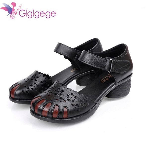 sandals glglgege genuine leather women summer shoes 3cm mid heels retro handmade 2021 hollow out sandal1, Black
sandals glglgege genuine leather women summer shoes 3cm mid heels retro handmade 2021 hollow out sandal1, Black