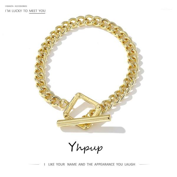 link, chain yhpup fashion toggle-clasps bangle bracelet for women statement metal copper jewelry pulseras mujer moda party 1, Black
link, chain yhpup fashion toggle-clasps bangle bracelet for women statement metal copper jewelry pulseras mujer moda party 1, Black