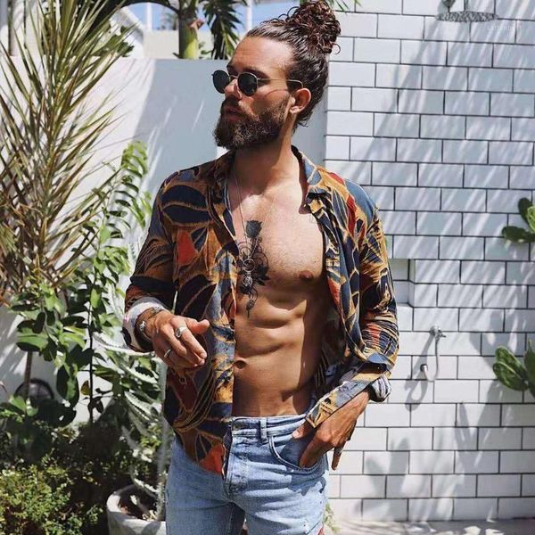 men's casual shirts feitong printing ethnic style men shirt 2021 long sleeve lapel loose vintage blouse ladies beach hawaiian plus size, White;black
men's casual shirts feitong printing ethnic style men shirt 2021 long sleeve lapel loose vintage blouse ladies beach hawaiian plus size, White;black